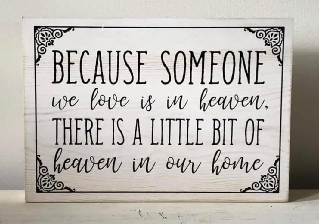 Heaven Wood Wall Or Table Decor