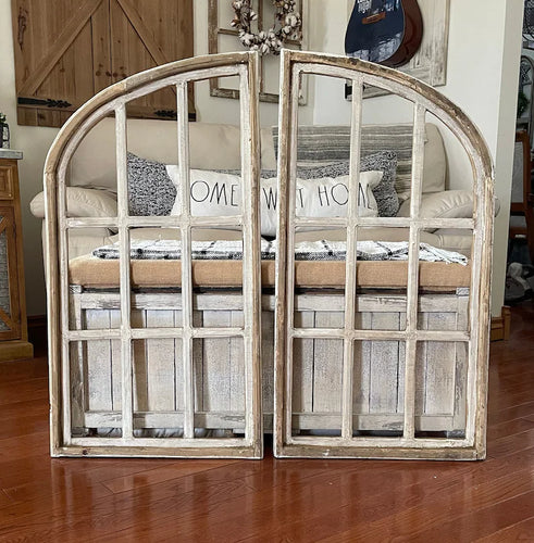 Rustic Farmhouse Cathedral Wood Arch Set