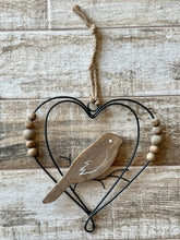 Load image into Gallery viewer, Bird Wood And Metal Wall Decor