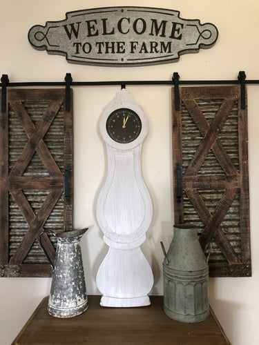 Large Wood Wall Clock