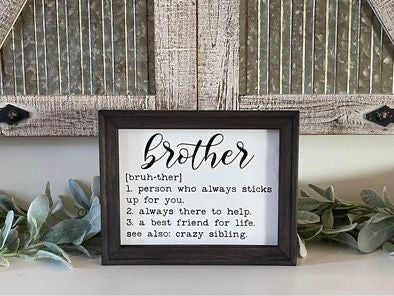 Brother Wall Decor