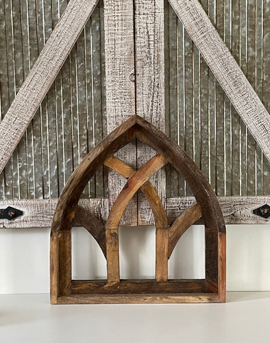 Open Arch Wood Wall Decor