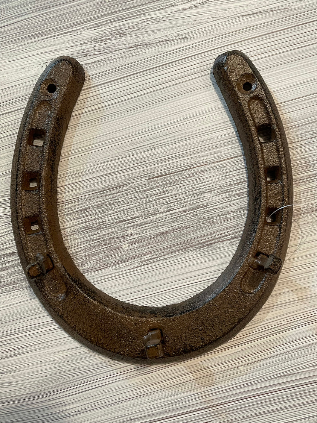Metal Horseshoe With Hooks