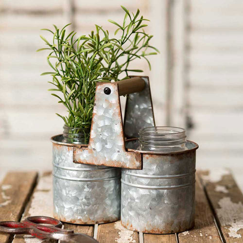 Caddy With Two Jars