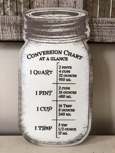 Metal Mason Jar Wall Decor