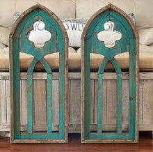Load image into Gallery viewer, Rustic Modern Farmhouse French Country Wood Cathedral Arch Wall Decor