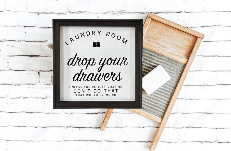 Laundry Wall Decor