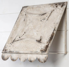 Load image into Gallery viewer, French Country Farmhouse Vintage Style Decorative Metal Awning
