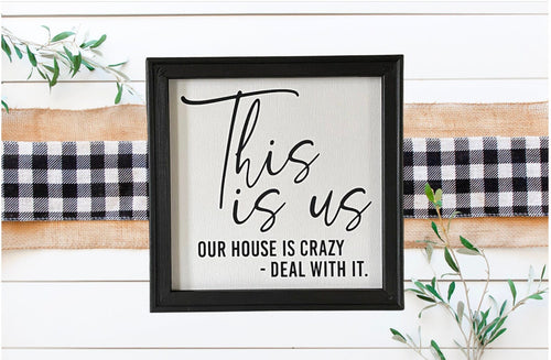 This Is Us Farmhouse Wall Decor  Measurements: 12” x 12”