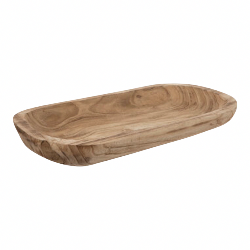 Large Wood Dough Bowl