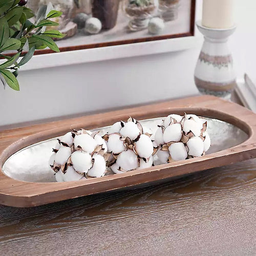 Set Of Three Cotton Table Decor/ Decorative Filler