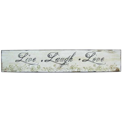 Live laugh love wood wall decor