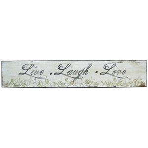 Live laugh love wood wall decor