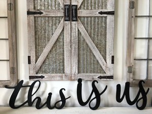 This Is Us Wood Wall Decor
