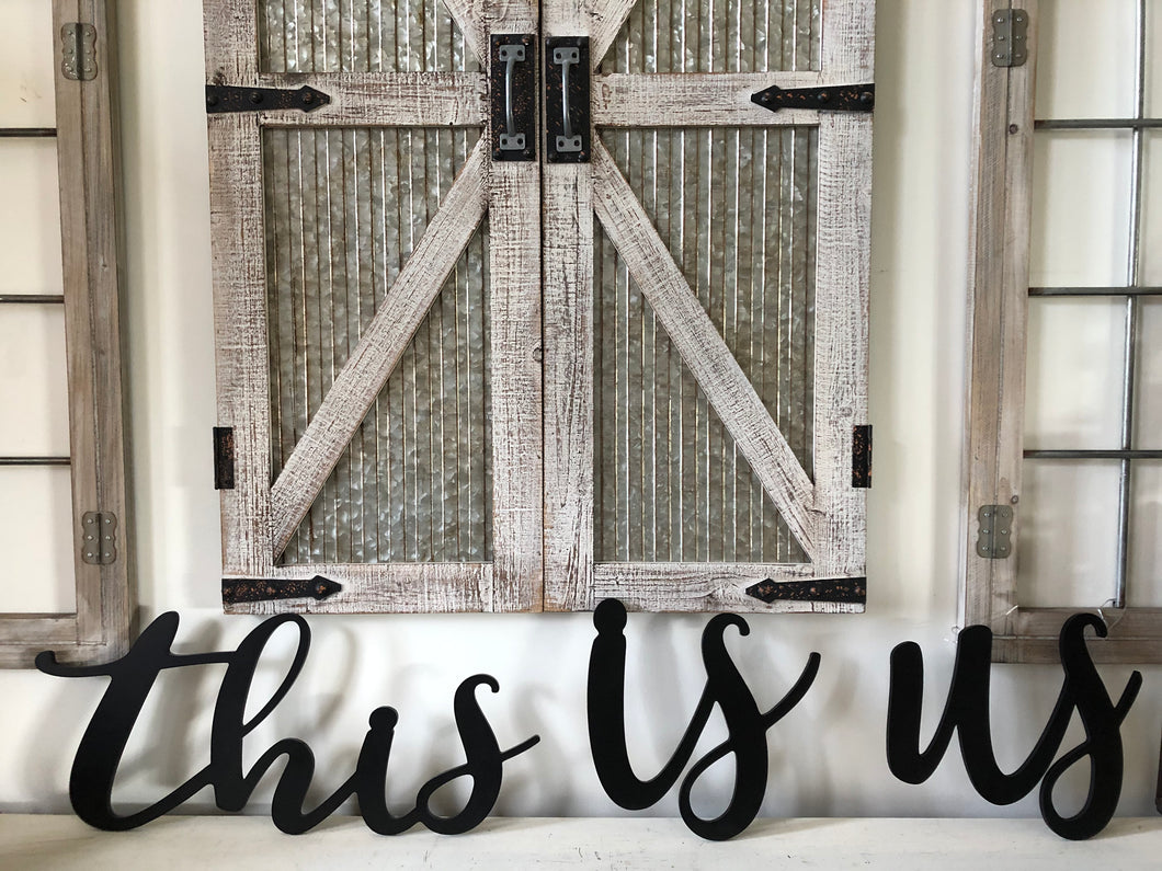 This Is Us Wood Wall Decor