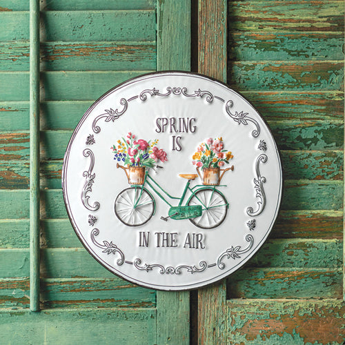 Spring Is In The Air Metal Wall Decor