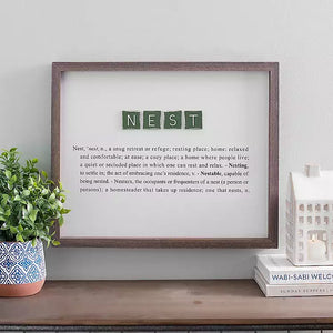 Nest Wood Wall Decor