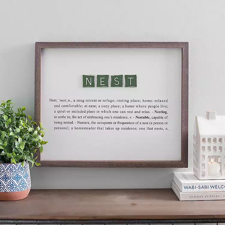 Nest Wood Wall Decor