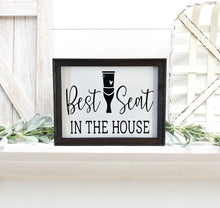 Load image into Gallery viewer, Best Seat In The House Funny Bathroom Wall Decor