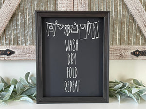 Farmhouse Laundry Wall Decor