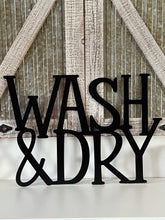 Load image into Gallery viewer, Wash And Dry Metal Wall Decor