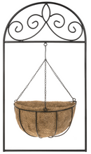 Load image into Gallery viewer, Wrought Iron Planter Basket Wall Decor