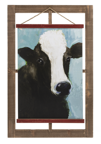 Cow Window Wall Decor