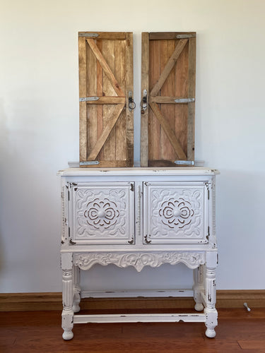 Rustic Farmhouse French Country Wood Decorative Barn Door Set Of Two