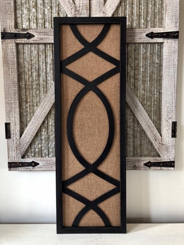 Wood Wall Decor (Can Hang Both Ways)