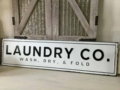 Laundry Co Metal Wall Decor