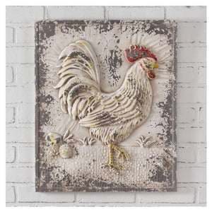 Rooster Metal Wall Decor