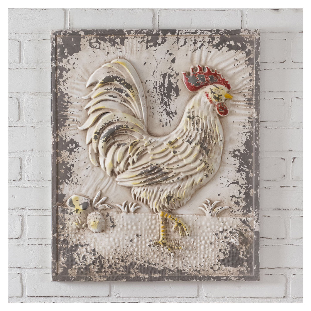 Rooster Metal Wall Decor