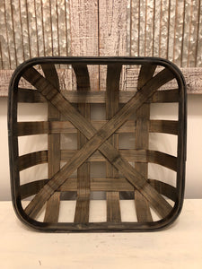 Tobacco Basket Wall Or Table Decor